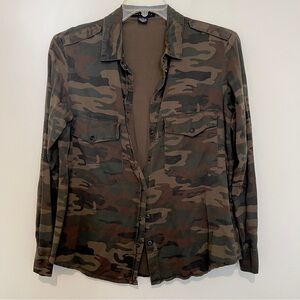 Sanctuary Women's Camouflage Shirt